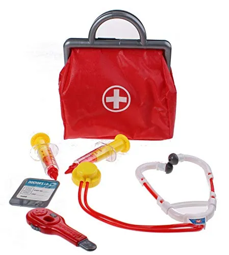 Johntoy Arzttasche mit Zubehören 6-teilig