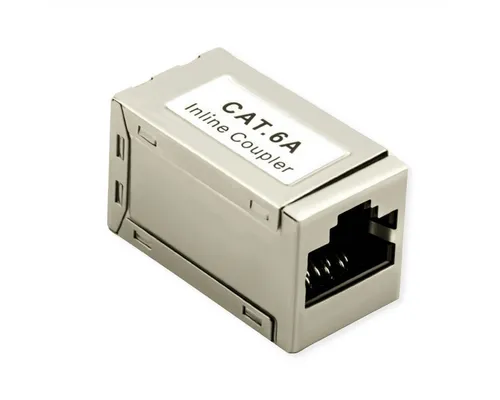 ROLINE RJ-45 Kupplung geschirmt Netzwerk-Panel (Cat.6A (Class EA)