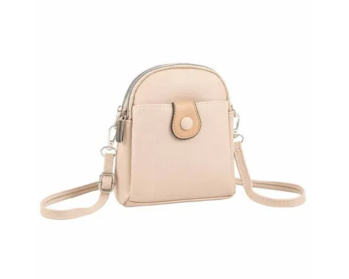 ITALYSHOP24 Schultertasche Damen - Vielseitige Minibag für jeden Anlass - Umhängetasche aus Kunstleder mit hervorragender Aufteilung, ideal als Abendtasche oder kleiner Shopper. Leicht und verstellbar, perfekt für Tag und Nacht.