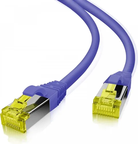Helos 191053 helos Patchkabel S/FTP Cat 6a lila 15m in lila von Helos