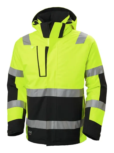 Helly Hansen Winterjacke Alna, warngelb/ebony, Größe 2XL - Jacken & Parkas - Wetterfeste Winterjacke mit optimaler Wärmeisolierung für kalte Tage.