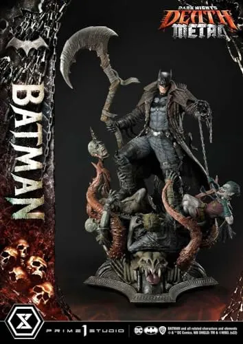 Prime 1 Studio Dark Knights: Metal Figur 1/3 Death Metal Batman 105 cm
