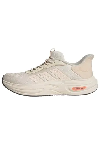 adidas Damen Cloudfoam CUXXION Schuhe, Wonder White/Bliss orange/Pure Orange, 37 1/3 EU - Bequeme Damen-Schuhe mit elastischen Schnürsenkeln und leichtem Synthetik-Obermaterial. Ideal für den täglichen Einsatz, mit einer komfortablen Cloudfoam-Dämpfung und rutschfester Gummiaußensohle.