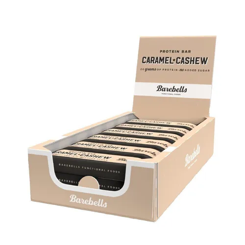 Barebells Protein Bar, 12 x 55 g Riegel, Caramel Cashew