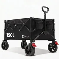 SUNULA Faltbarer Bollerwagen 120KG Tragkraft
