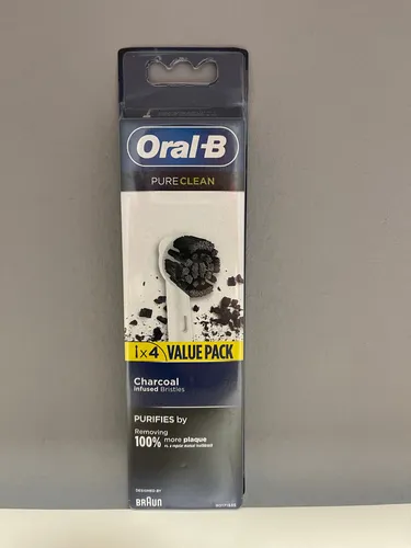 Oral-B Aufsteckbürsten Pure Clean Aktivkohle, 8 Stück
