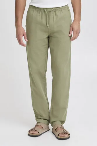 Indicode Leinenhose IDPassol - Sommerliche Leinenhose in Grün XL - Herren-Stoffhosen, leichte und atmungsaktive Leinenhose mit Tunnelzug, ideal für warme Tage und entspannte Freizeitlooks.