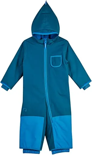 Finkid Pikku Winter EKO Kinderjacke 120-130, deep Teal/Seaport - Wasserdichte Kinderjacke aus 100 % recyceltem Polyamid, ideal für kalte Tage. Mit 10.000 mm Wassersäule und winddichter Ausstattung für optimalen Schutz.