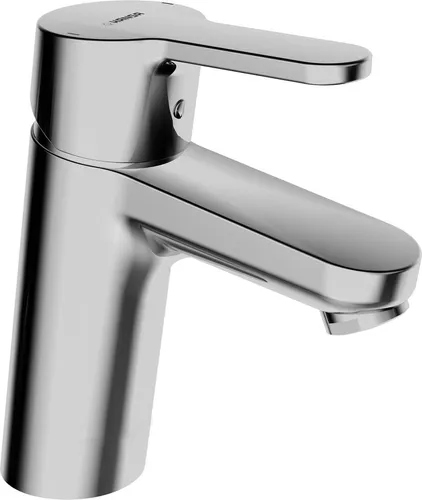 Hansa HANSAPRIMO XL Waschtisch-Einhand-Einlochbatterie - Elegante Badarmatur in Chrom, mit effizientem Durchfluss von 6 l/min für umweltfreundliches Wasser sparen.