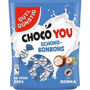 GutundGünstig Schokobonbons Choco You, 28 Stück, 200g