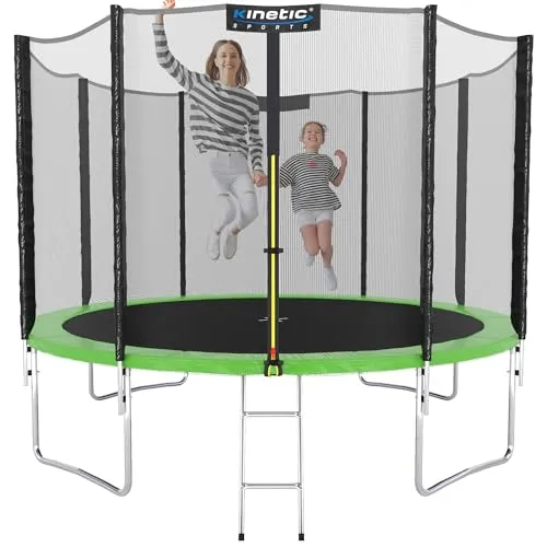 KINETIC SPORTS Trampolin Outdoor Salto Ø 183-490 cm in grün von Kinetic Sports