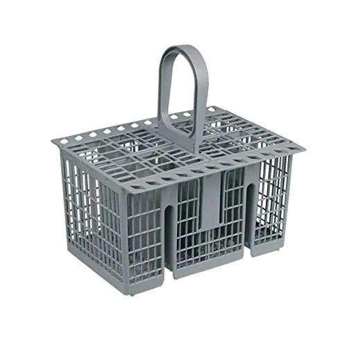 Besteckkorb Korb Kunststoff grau Spülmaschine Geschirrspüler ORIGINAL Indesit C00257140 Whirlpool Bauknecht 482000023046 passend grie2b gie2b aic afe rfc rbc ruc lft ldq lkf lfs lfz lff fdl fdf lbf