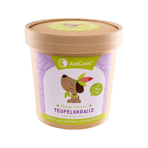 AniCanis Teufelskralle für Hunde | Teufelskrallenpulver - Gelenke Bänder, 100g