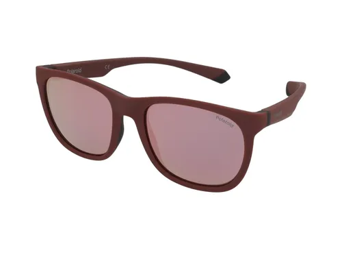 Polaroid Unisex PLD 2140/s Sonnenbrille, T9H/JQ MTBURGNDY BK, 55 - Stylische Sonnenbrille für Damen mit UV-Schutz und schützendem Etui, ideal für sonnige Tage.