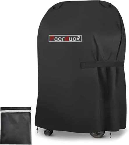 Grillabdeckung Wetterfest Gasgrill Abdeckplane 420D Oxford BBQ Grill Abdeckung Wasserdicht, Winddicht, UV-Beständiges, Reißfest (76X66X110cm)