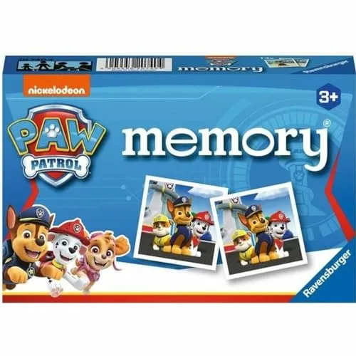 Ravensburger - Lernspiel – Memory® – Paw Patrol – EIN erstes Lernspiel mit Beobachtung, Vereinigung und Gedächtnisarbeit – ab 3 Jahren – 20740
