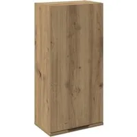 vidaXL Wand Badschrank - Platzsparender Hängeschrank in Artisan-Eiche - Hoch- & Midischränke fürs Bad mit elegantem Design und robustem Holzwerkstoff. Ideal für Ordnung im Badezimmer und optimale Raumausnutzung durch Wandmontage.