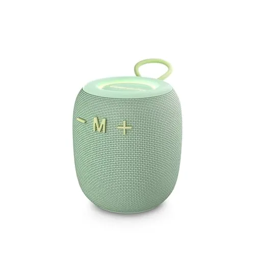 Energy Sistem Bloom | Tragbarer Bluetooth Lautsprecher 10 W - Bluetooth Lautsprecher in Mint, bietet kabellosen Genuss mit bis zu 18 Stunden Batterielaufzeit – ideal für unterwegs.