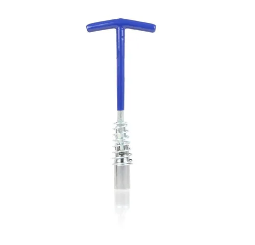 alca Zündkerzenschlüssel Zündkerzenschlüssel 16 mm mit Feder + T-Griff Z-Gelenk Universal (1 St)