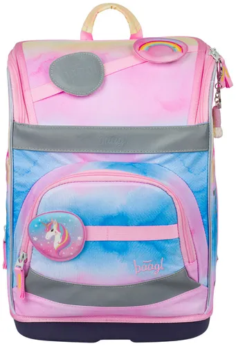 BAAGL Schulranzen Zippy Plus Rainbow Unicorn GRS
