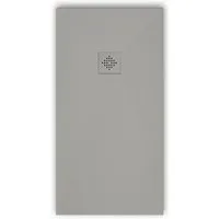 Produktbild Mirlo Mineralguss Duschwanne Extra Flach Pure Grau 70x70cm