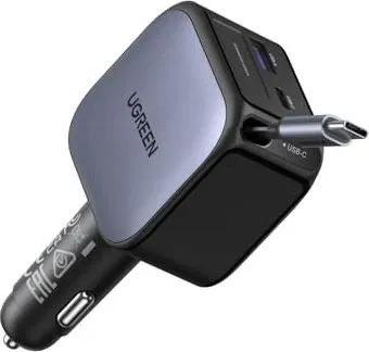 Ugreen Fast Car Charger 2-Port 60W – Schnellladung für unterwegs