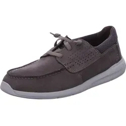 Clarks Herren Gorwin Moc Hausschuh - Brauner Nubuk, 44.5 EU - Herren-Hausschuhe aus hochwertigem Leder mit flacher Sohle, ideal für gemütliche Stunden zu Hause.