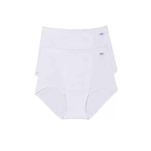 Sloggi Control Maxis Damen Slip 2er Pack in Weiß in weiß von sloggi