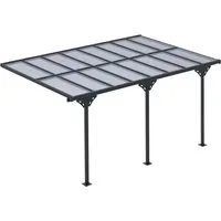 Outsunny Pergola Pavillon 4 x 3 m