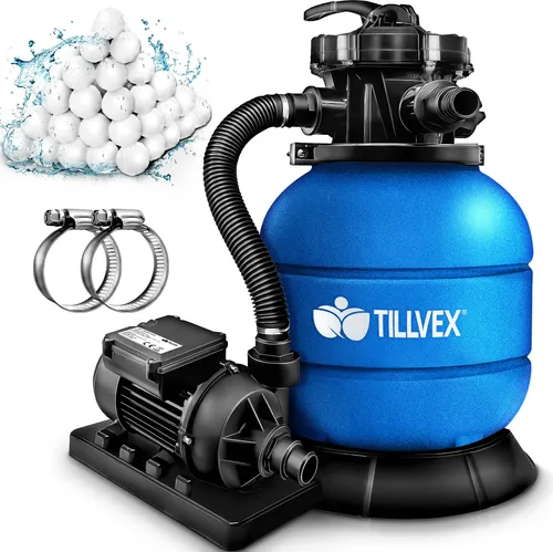 tillvex® Sandfilteranlage 7.900L/h