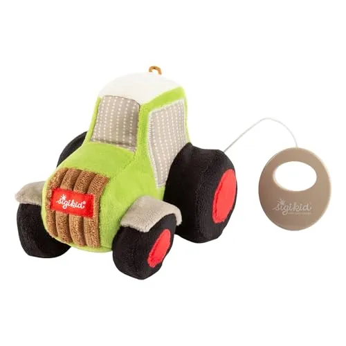 Sigikid Spieluhr Traktor mit Melodie Old MacDonald - Beruhigende Spieluhr für Babys mit der Melodie 
