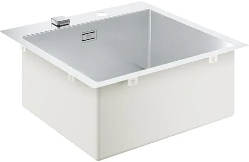 GROHE K800 Edelstahlspüle 518x510mm - Sanitäranlagen & Zubehör - Hochwertige Edelstahlspüle mit GROHE StarLight Oberfläche für eine langlebige, pflegeleichte und elegante Ausstrahlung in Ihrer Küche.