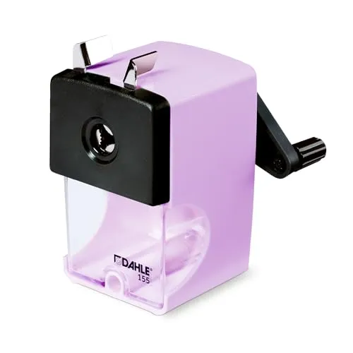 Dahle 00155-17461 Bleistiftspitzmaschine 155 mit Zwinge, 12 mm, pretty lilac