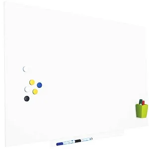 Rocada Whiteboard 6421R 150cm x 100cm Weiß - Präsentation: Modulares, rahmenloses Design-Whiteboard mit magnetischer Befestigung für kreative Wandlandschaften und hohe Stabilität.