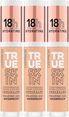 Catrice Concealer True Skin High Cover Concealer, 3-tlg., mit Hyaluronsäure