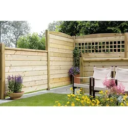 T & J Zaunmodul-System Trelleborg Brett 180 x 14,5 x 2,8 cm