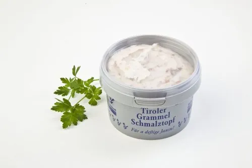 Tiroler Grammelschmalz Becher ca. 200 gr. - À La Carte von À La Carte