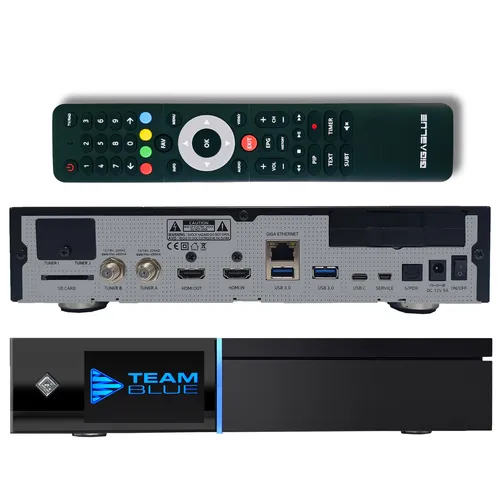 GigaBlue UHD Quad 4K Pro Sat Receiver mit 1TB HDD von GigaBlue