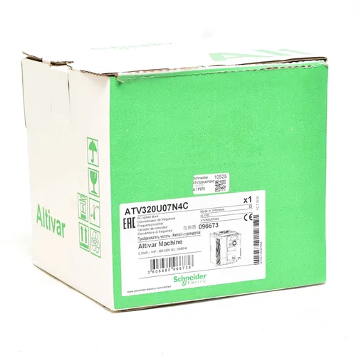 Schneider Electric ATV320U07N4C Altivar 320 AC Drive - SPS-Prozessoren, neu und originalverpackt, ideal für energieeffiziente Motorsteuerung in industriellen Anwendungen.