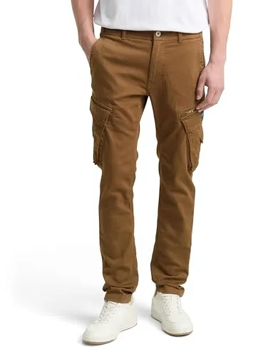 Tom Tailor Herren Cargohose TAPERED SWEAT CARGO - Herren-Stoffhosen, Tapered Fit für optimalen Tragekomfort und stylischen Look, ideal für die Freizeit.