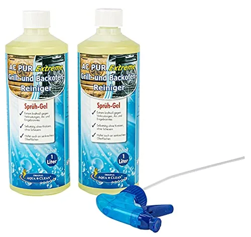 Produktbild AQUA CLEAN PUR Extreme Sprühgel für Backofen & Grill 2x 1l