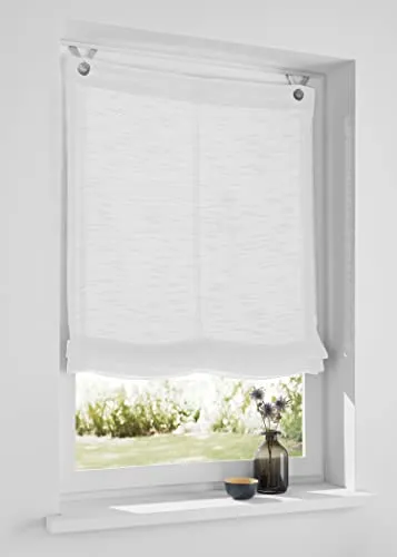 Raffrollo Ösenrollo Celtic Creme 60x140 cm