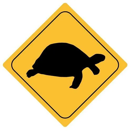 Produktbild Autoaufkleber Sticker Achtung Schildkröte Aufkleber