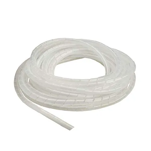 UNITEC Spiralschlauch 6mm 10m transparent in weiß von UNITEC