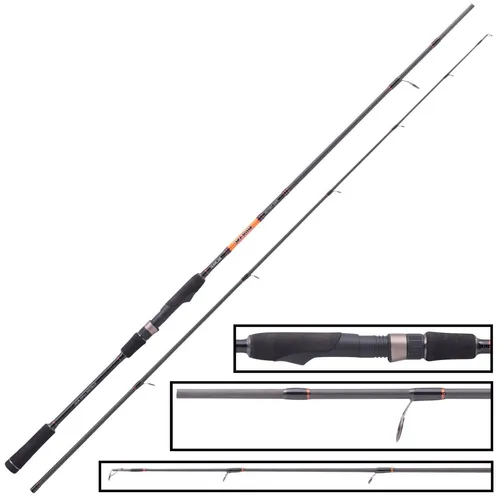 Balzer Shirasu Pike Twitch 2,11m - Spinnrute für Hechtangeln - Angelrute für Süßwasser mit Spitzenaktion, ideal für Hecht und Zander. Leicht mit nur 144g und einem Wurfgewicht von 25-125g, perfekt für präzises Angeln.