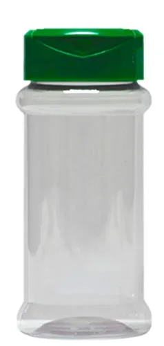 NaturGut PET-Gewürzdosen 100ml (10 Stk.) – Mit UV-Schutz & Doppelfunktionalem Verschluss