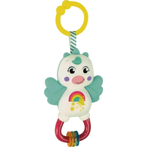 Clementoni 17778 – Little Unicorn Rattle – Sonaglio Neonato Con Massaggiagengive, Giocattolo Bambini 3 Mesi, Rafforza Le Capacità Motorie E Sensoriali – Made in Italy