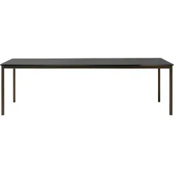Produktbild &Tradition Drip HW60 Esstisch, 250 x 100 cm, bronzed / fenix nano laminat schwarz