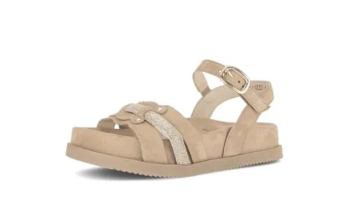 Gabor Sandalette Riemchensandale mit Schmuckriegel in Beige in beige von Gabor
