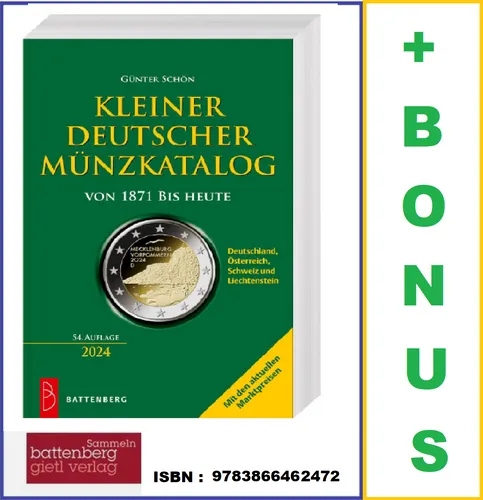 Kleiner deutscher Münzkatalog von 1871 bis heute - umfassende Sammlung, ideal für Münzsammler und Liebhaber historischer Währungen
